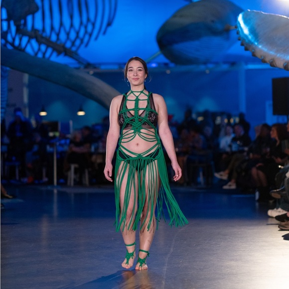 Handmade Macramé Rope Festival Dress GoodVibeGoda Original Design - Picture 10 of 16